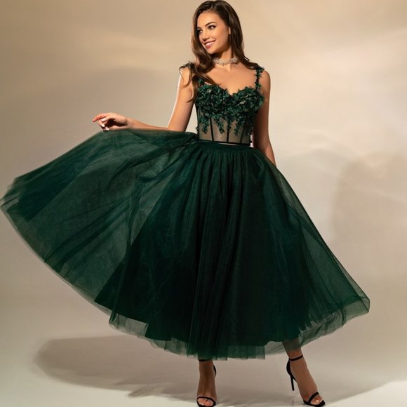 Luxury Evening Set CAPELLA Collection VN-058 Corset + A-Line Skirt - Picture 3 of 9